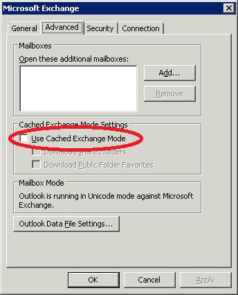 sent items not appearing in Outlook 2010
