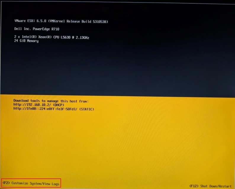 ESXi Configuration