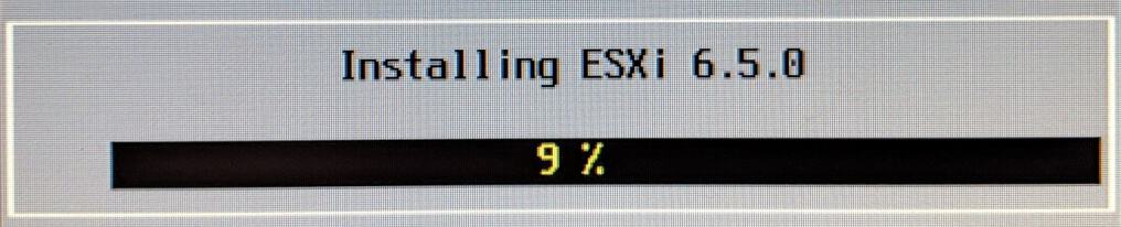 Installing ESXi