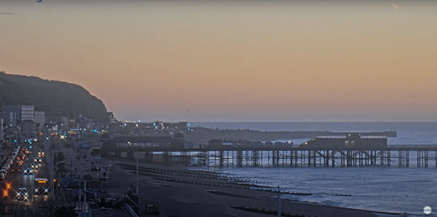 Hastings coastal webcam screenshot