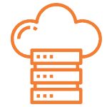 Cloud Data Storage Icon