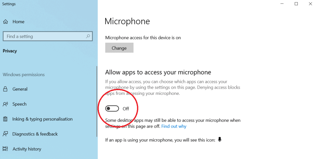 How to fix microphone problems Beaming