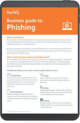 Phishing Guide cover on ipad