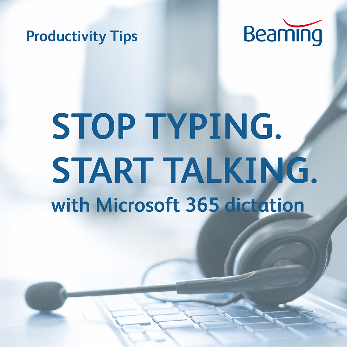 How to use Microsoft 365 dictation Beaming