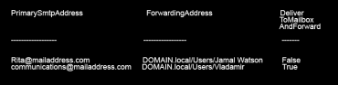 Powershell commands to view mailbox permissions 3